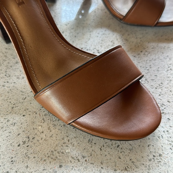 SALE !! Coach Brown Leather Sandals 7.5 - Picture 2 of 10